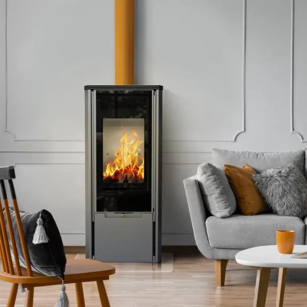 Стальная печь-камин Kratki Koza Enyo 6,0 кВт