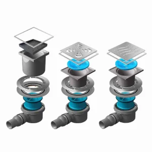 Душовий трап Pestan Confluo Smart Drains накладка хвилею