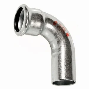 Коліно прес оцинковка RM Steel Pres (1 муфта) Ø 108/90° мм