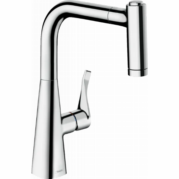 Смеситель для кухонной мойки Hansgrohe Metris M71, цвет: хром