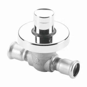 Клапан дозирующий пресс нержавейка RM Inox PRES Ø 22 мм