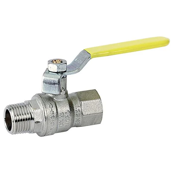 Кран газовый шаровой Bonomi Missouri GAS Ø 1-1/4" внутр.- наруж. резьба "стальная ручка"