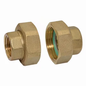 Гайки для насоса латунные Pattaroni Ø 1/2"×1" (пара)