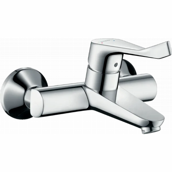 Смеситель для умывальника настенный Hansgrohe Focus