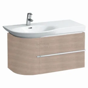 Тумба для ассисметричной раковины Laufen Palace 900, правая, светлый дуб