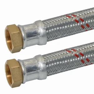 Шланг антивибрационный прямой Parigi L=80 см, PN10 Ø 3/4"×3/4" внутр.- внутр. резьба