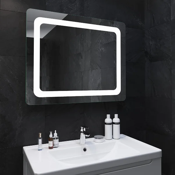 Дзеркало Sanwerk Лава "Вега" 70×65 см, з LED підсвіткою