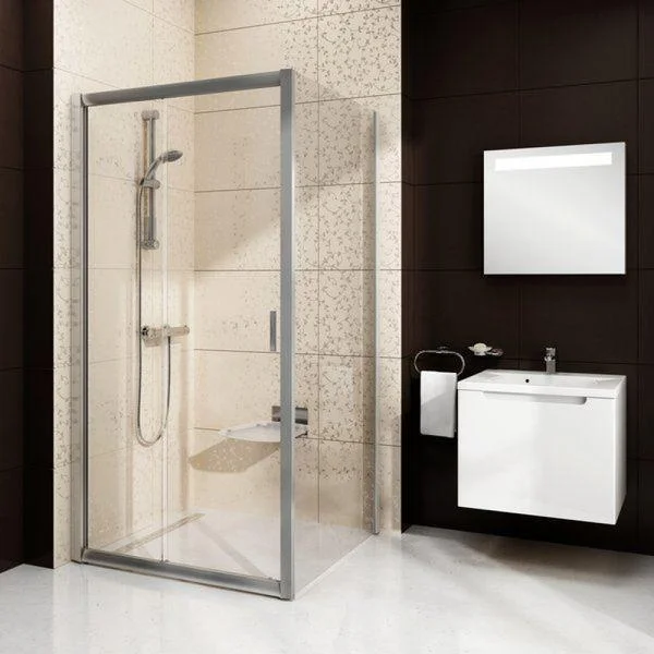 Стенка душевой кабины Ravak Blix BLPS-80 алюминий+Transparent