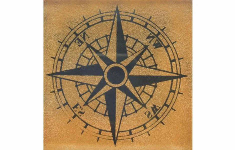 Вставка Tako GTР 73010 Compass Brown Brocade 73х73х8 Kotto Ceramica