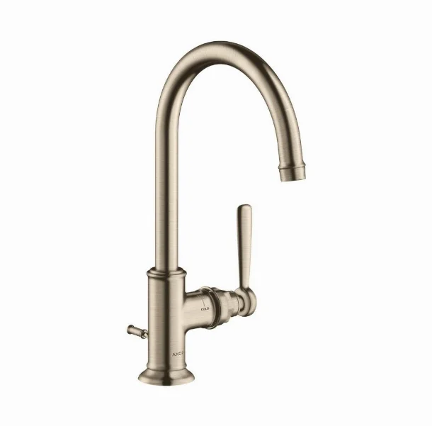 Смеситель для раковины Axor Montreux 210, шлифованный никель