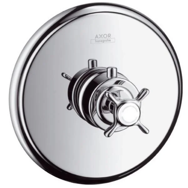 Смеситель-термостат центральный Axor Montreux Highflow Ø 176 мм, хром