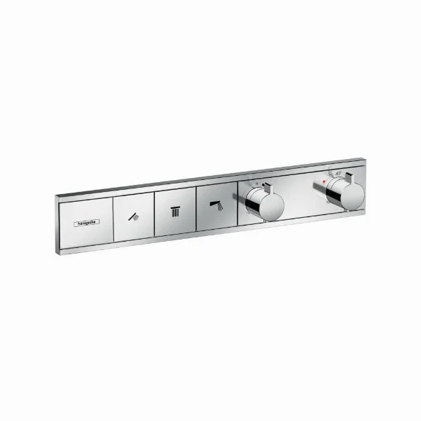 Термостат Hansgrohe RainSelect 15381000 на 3 потребителя, для душа, хром