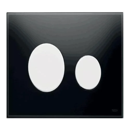 Кнопка-клавіші TECEloop для інсталяції скло чорне/хром матовий клавіші