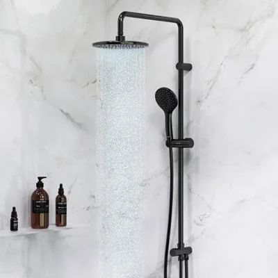 Душевая система без смесителя Am.Pm Gem Shower Spot, цвет: Черный