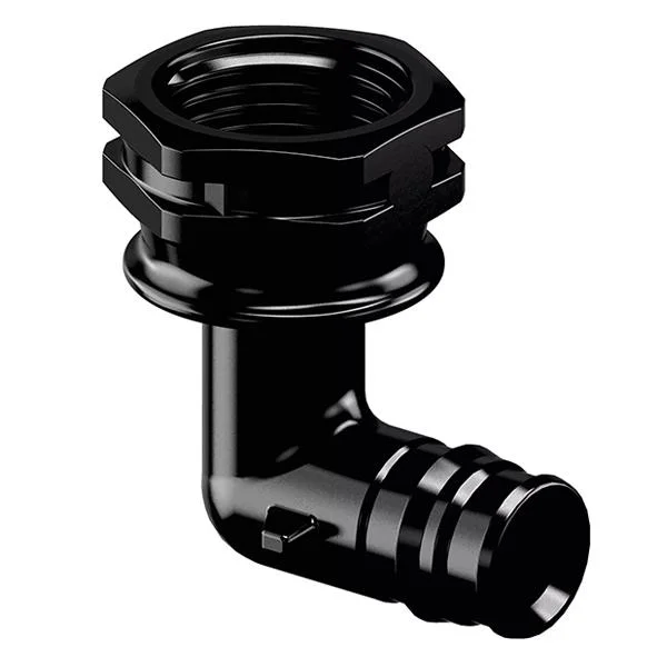 Коліно усадкове Uponor Quick&Easy PPSU Ø 16×1/2" з накидкою гайкою