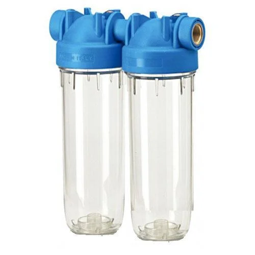 Фільтр магістральний Atlas 10 DP duo 1" OT TS (прозорий) KIT