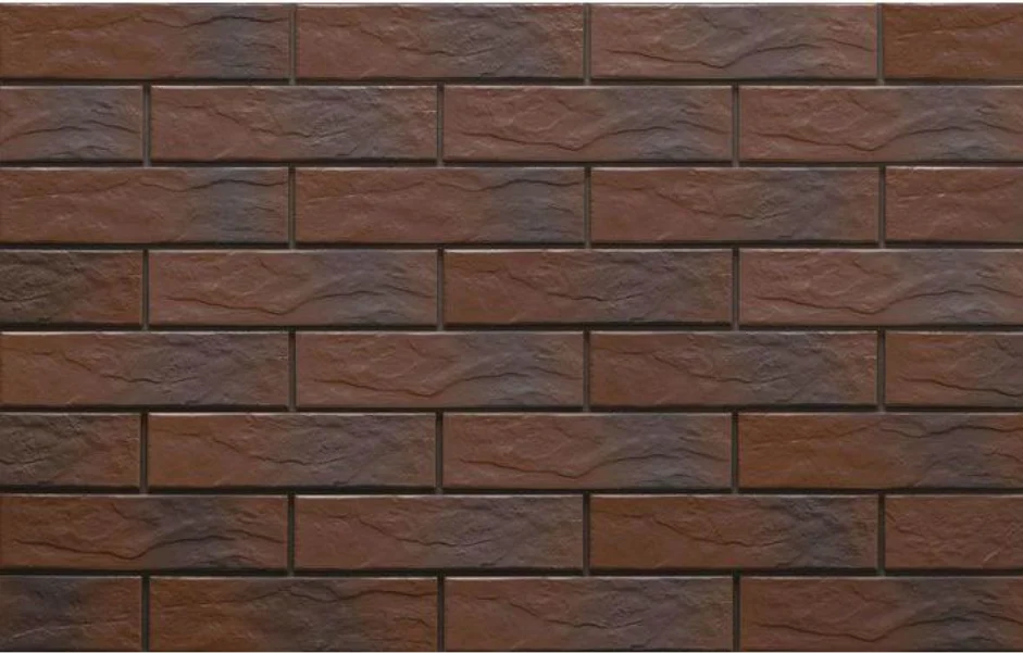 Плитка фасадная с оттенкомCountry Wisnia RUST 65x245x6,5 Cerrad