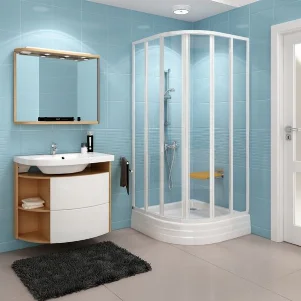 Душевая кабина Ravak Supernova SKKP6-80 белый+Transparent