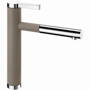 Смеситель для кухни Blanco Linee-S хром/серый беж