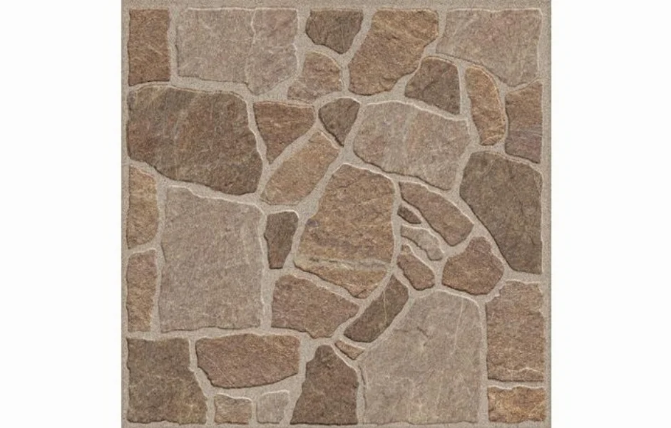 Плитка керамогранитная Cortile Коричневый 400x400x8 Golden Tile