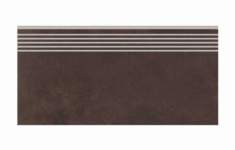Ступень прямая City Squares Anthracite Steptread 298x598x8 Cersanit