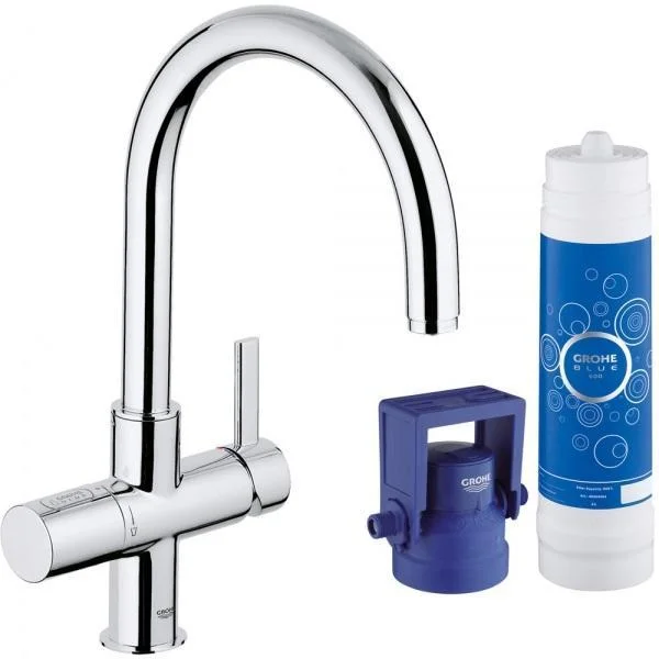 Смеситель для кухни Grohe Blue Pure, с угольным фильтром