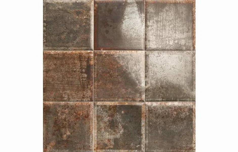 Плитка настенная Tin Tile Nero 200x200 Mainzu