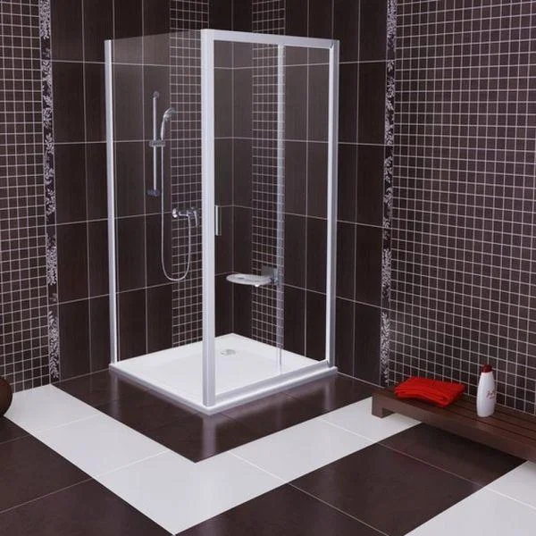 Стінка душової кабіни Ravak Blix BLPS-80 алюміній+Grape