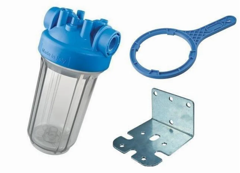 Фильтр магистральный Atlas Filtri 20" DP BIG Ø 1-1/2" IN (TS прозрачный корпус) KIT