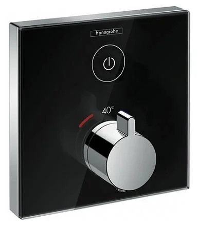Термостат Hansgrohe ShowerSelect 15737600 для душа черный/хром