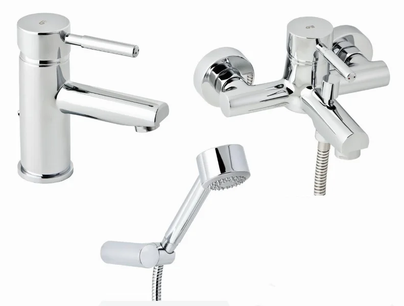 Набір змішувачів для ванни без штанги GENEBRE Tau 03TA1-bath (65135184566+65100184566)