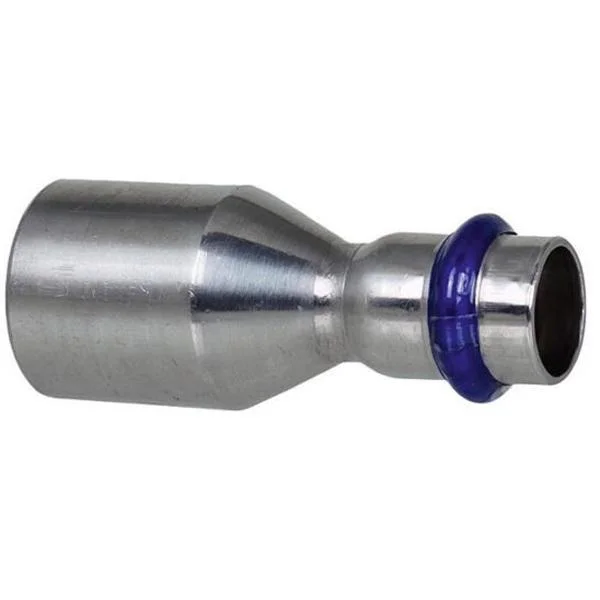 Переход редукционный пресс нержавейка ASG Inox Press Ø 35×18 мм, внутренний/наружный