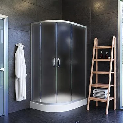 Душевая кабина Am.Pm Bliss 120×80 см, матовое стекло, без поддона