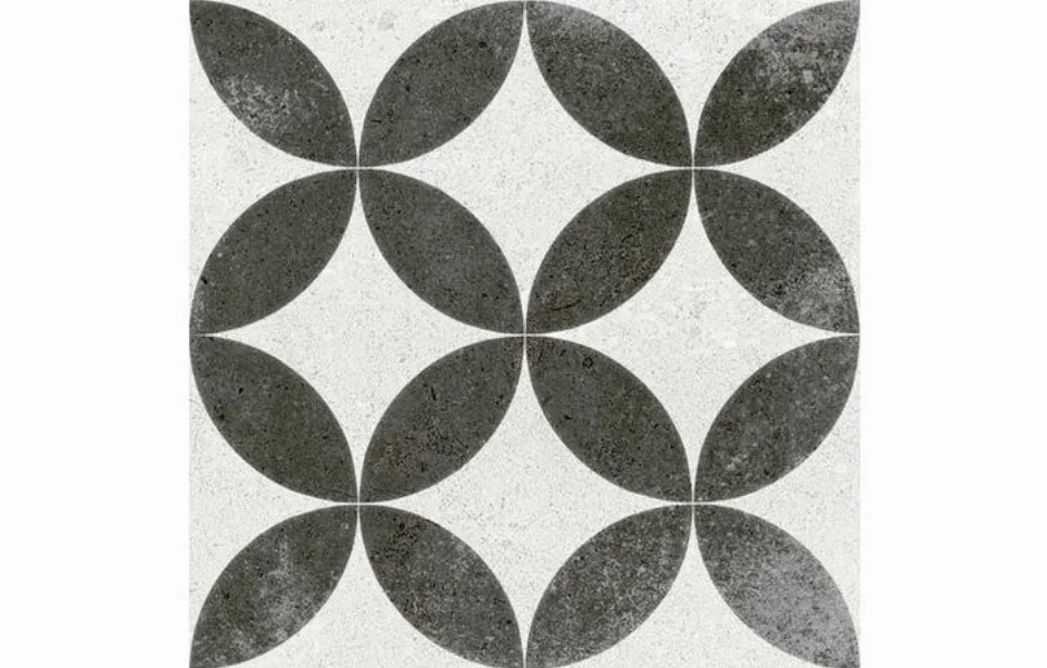 Плитка керамогранитная Nassau Kerala Negro 200x200x8 Vives