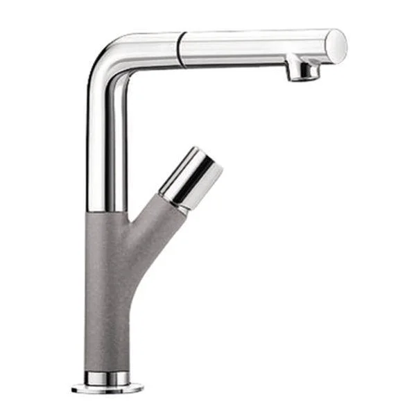 Смеситель для кухни Blanco Yovis-S хром/алюметаллик