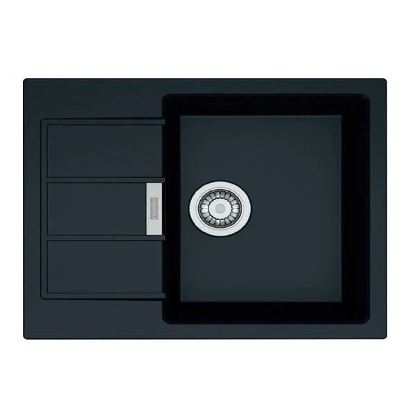 Мойка кухонная FRANKE Sirius Tectonite SID 611-62 Slim черный