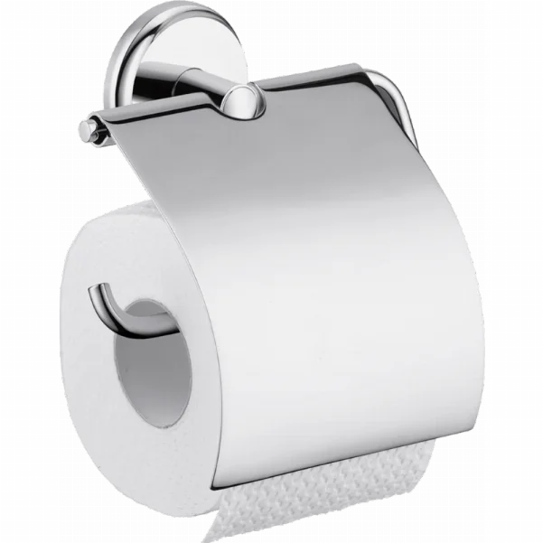 Держатель туалетной бумаги Hansgrohe Logis Classic с крышкой 41623000