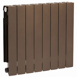 Радиатор алюминиевый KFA Armatura ADR 500/90 мм, цвет: медь (упаковка: 8 секций)