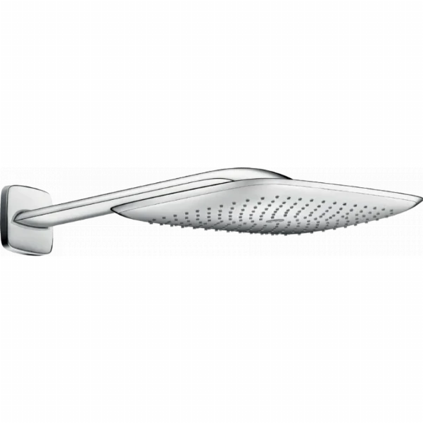 Верхний душ Hansgrohe PuraVida 1jet EcoSmart с душевым кронштейном 26602400
