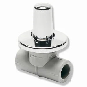 ППР Вентиль под штукатурку проходной "LK" Ekoplastik Ø 20 мм