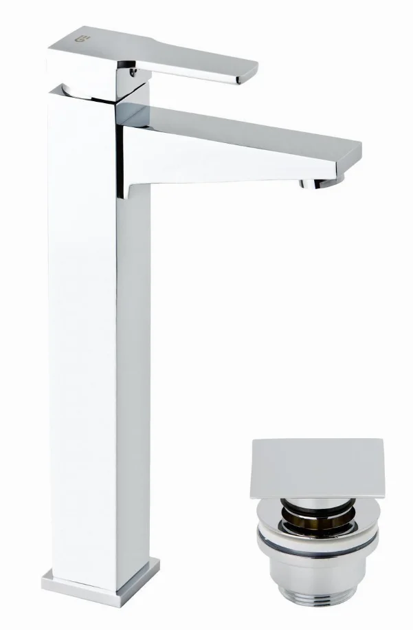 Змішувач для раковини GENEBRE Kenjo високий c донним клапаном 63136264567 (63136264566+10020445)