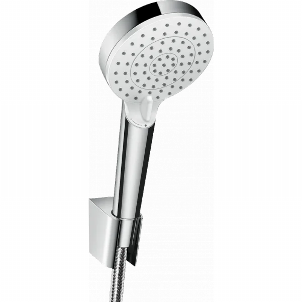 Душевой набор Hansgrohe Crometta Vario EcoSmart 160, белый/хром 26694400