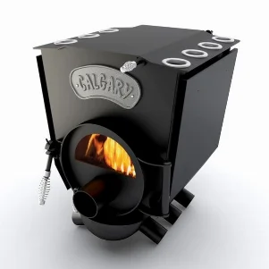 Печь булерьян Новаслав Calgary Lux Тип "00" С - 6,0 кВт (скло)