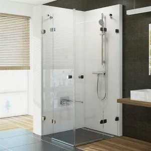 Душевая кабина Ravak Brilliant BSRV4-100 хром+Transparent