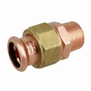 Сборный элемент пресс медный RM Aespres Uniko Ø 12×1/2" наружная резьба