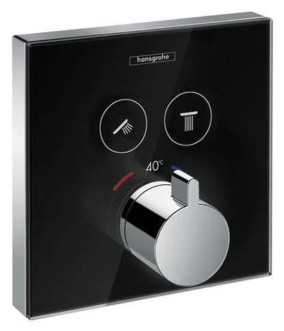 Термостат Hansgrohe ShowerSelect 15738600 для душу чорний/хром