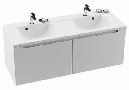 Шафка під умивальник Ravak SD Classic 1300 1300x490x470 мм, білий/білий