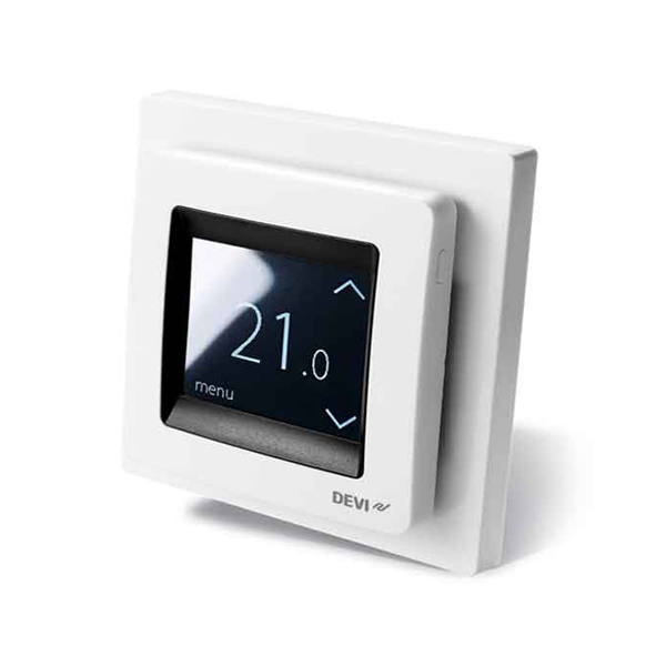 Терморегулятор DEVIreg Touch +5...+45 °С (сенсорсный білий)