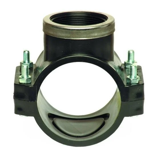 Хомут для врезки Unidelta 1019 PN10 PP-B Ø 90×1" мм