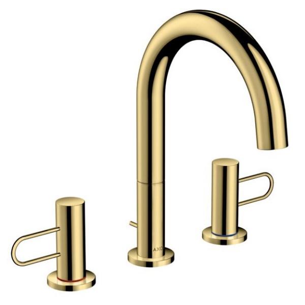 Смеситель для раковины Axor Uno 200, на 3 отверстия, латунь
